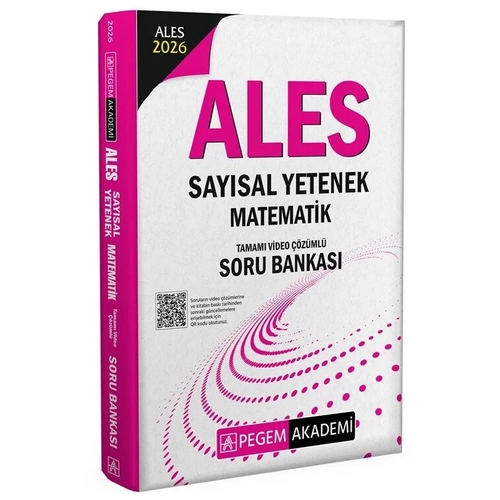 Pegem 2026 ALES Say�sal Yetenek Matematik Soru Bankas� ��z�ml� Pegem Akademi Yay�nlar�