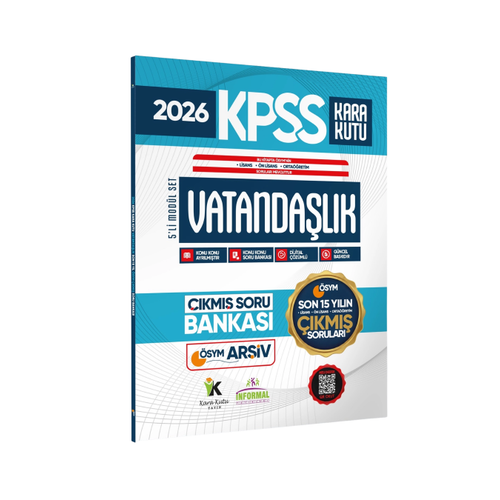 2026 FULL KPSS Lisans -�nlisans-Orta��retim Vatanda�l�k Kara Kutu �SYM ��km�� Soru Bankas� Son 15 Y�l �nformal Yay�nlar�