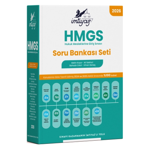 �mtiyaz 2026 HMGS Soru Bankas� Seti �mtiyaz Yay�nc�l�k