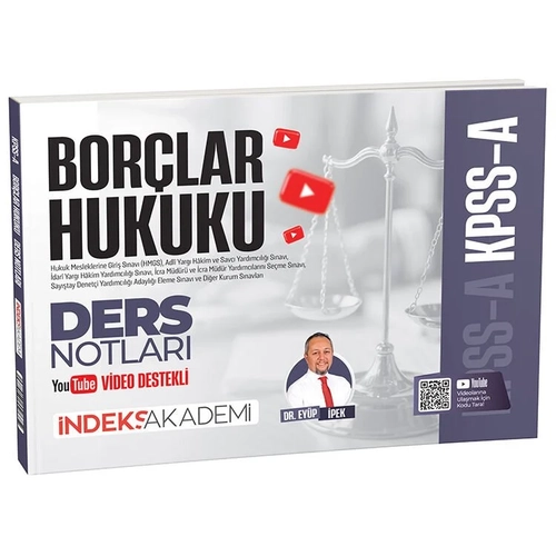 �ndeks Akademi 2026 KPSS A Grubu Bor�lar Hukuku Video Ders Notlar� - Ey�p �pek �ndeks Akademi Yay�nc�l�k
