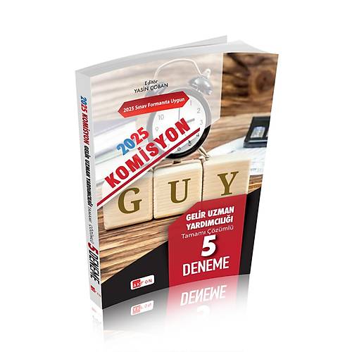 Komisyon Gelir Uzman Yard�mc�l��� ��z�ml� 5 Deneme 2025