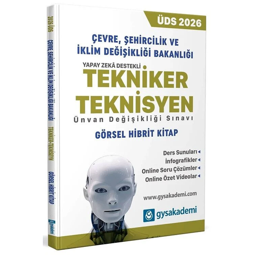 GYS Akademi 2026 GYS �DS �evre, �ehircilik ve �klim De�i�ikli�i Bakanl��� Tekniker-Teknisyen Konu Anlat�ml�