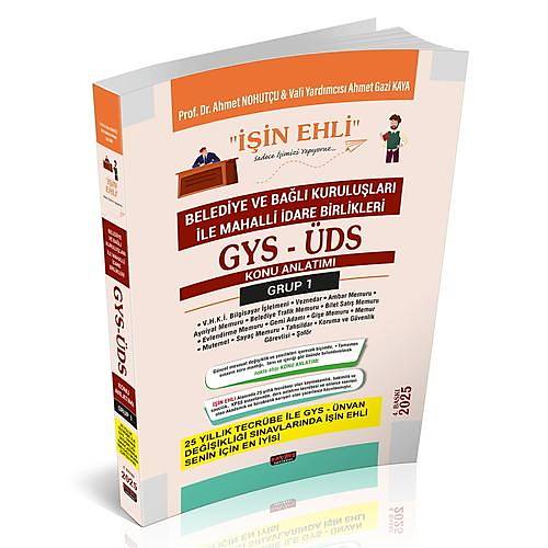 GYS-DS Belediye ve Bal Kurulular Mahalli dare Birlikleri Personeli Grup 1 Konu Anlatm Sava Yaynlar 2025