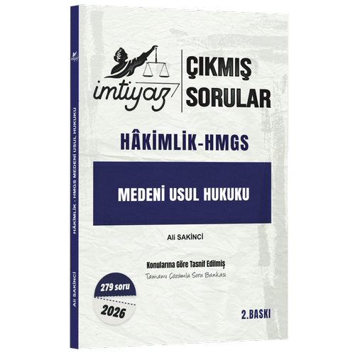 �mtiyaz Medeni Usul Hukuku - ��km�� Sorular Ali Sakinci