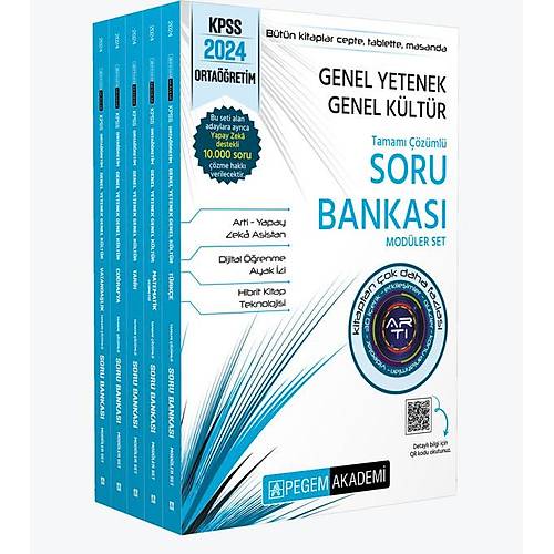 2024 KPSS Genel Yetenek Genel Kltr Ortaretim Tamam zml Soru Bankas Modler Set