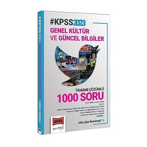 Yargı Yayınları 2023 KPSS Genel Kültür ve Güncel Bilgiler Tamamı Çözümlü 1000 Soru