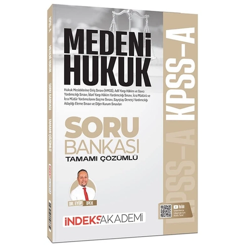 �ndeks Akademi 2026 KPSS A Grubu Medeni Hukuk Soru Bankas� ��z�ml� - Ey�p �pek �ndeks Akademi Yay�nc�l�k