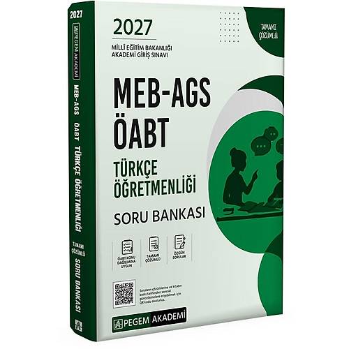 Pegem 2027 �ABT MEB-AGS T�rk�e ��retmenli�i Soru Bankas� ��z�ml� Pegem Akademi Yay�nlar�