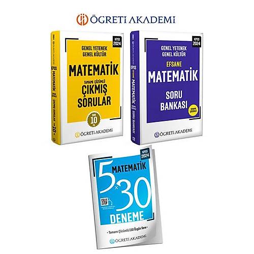 reti Akademi 2024 KPSS Genel Yetenek Genel Kltr Matematik Soru+Deneme+km Sorular Seti
