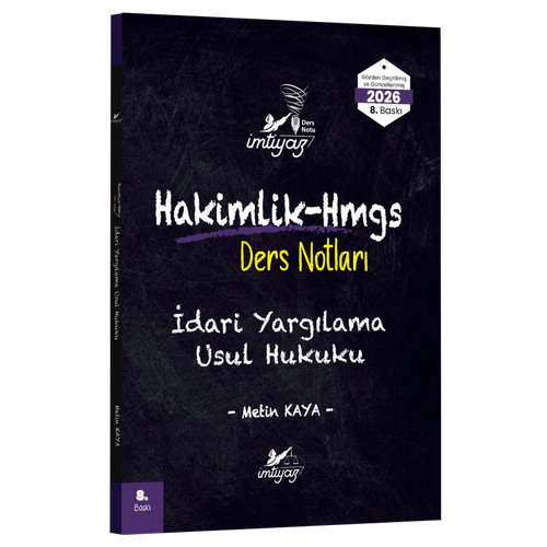 �mtiyaz �dari Yarg�lama Usul Hukuku Metin Kaya