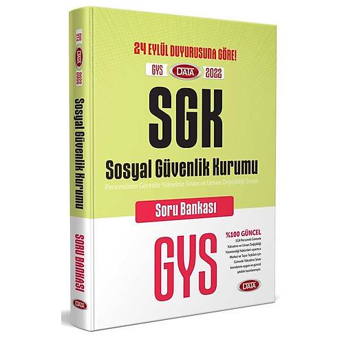 2022 Sosyal Gvenlik Kurumu SGK GYS Soru Bankas