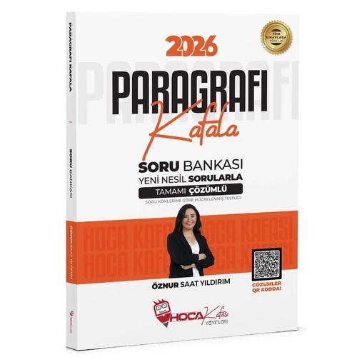 Hoca Kafas 2026 KPSS TYT ALES DGS Paragraf Kafala Soru Bankas zml - znur Saat Yldrm Hoca Kafas Yaynlar