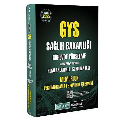 2025 GYS Sa�l�k Bakanl��� G�revde Y�kselme S�navlar�na Haz�rl�k Konu Anlat�ml� Soru Bankas� Memurluk-Veri Haz�rlama ve Kontrol ��letmeni