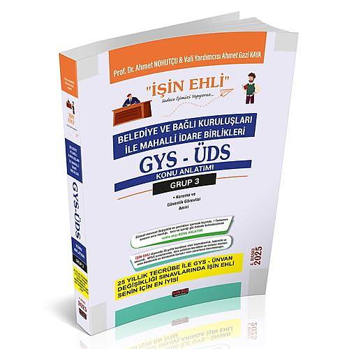 GYS-DS Belediye ve Bal Kurulular Mahalli dare Birlikleri Personeli Grup 3 Konu Anlatm Sava Yaynlar 2025