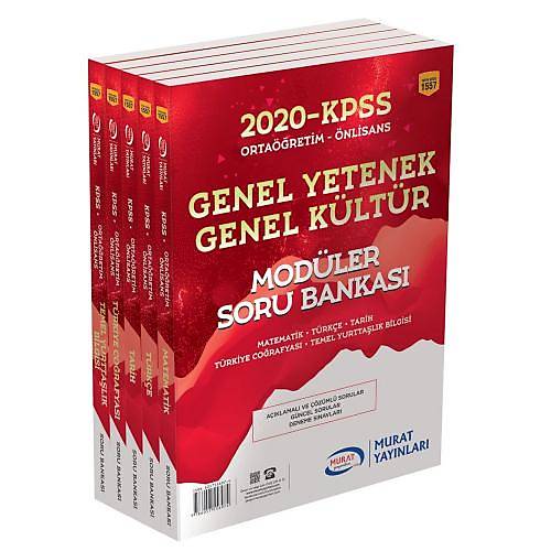 2020 KPSS Ordinaryüs Modüler Soru Bankası GK-GY Murat Yayınları