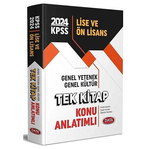 2024 KPSS Lise ve nlisans Tek Kitap Konu Anlatml