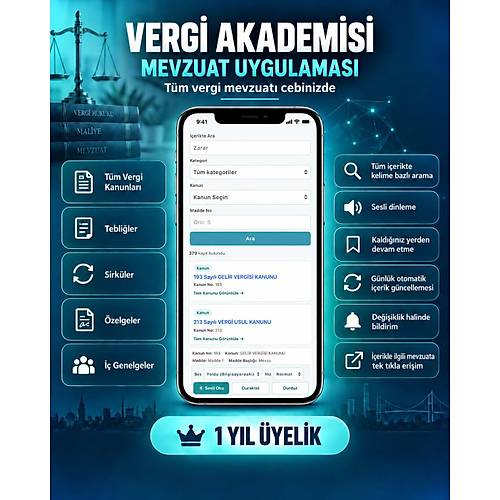 VERG� AKADEM�S� MEVZUAT UYGULAMASI