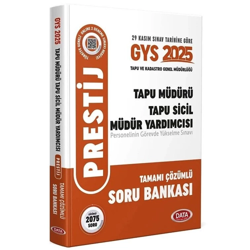 Edit�r 2025 GYS Tapu ve Kadastro Genel M�d�rl��� Tapu M�d�r�, Tapu Sicil M�d�r Yard�mc�s� PREST�J Soru Bankas� ��z�ml� G�revde Y�kselme Edit�r Yay�nlar�