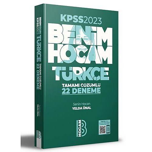 Benim Hocam Yayınları 2023 KPSS Türkçe Tamamı Çözümlü 22 Deneme