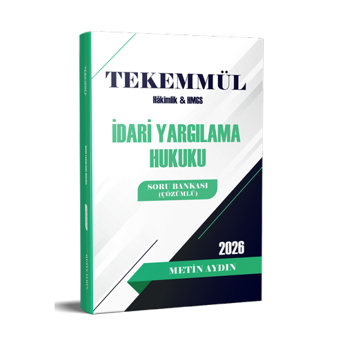Tekemm�l �dari Yarg�lama Hukuku Soru Bankas� Metin Ayd�n Stat� Akademi