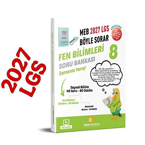 Sinan Kuzucu Yay�nlar� 2027 8. S�n�f Fen Bilimleri Soru Bankas�