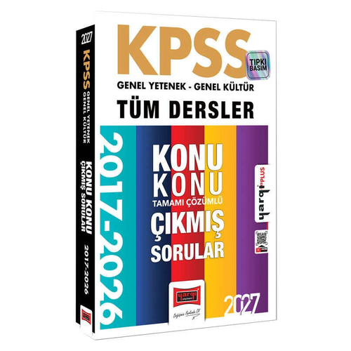 Yarg� 2027 KPSS Genel Yetenek Genel K�lt�r ��km�� Sorular 2017-2026 Konu Konu ��z�ml� Yarg� Yay�nlar�