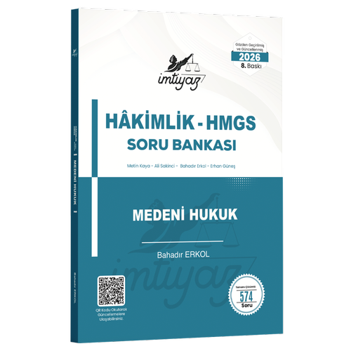 �MT�YAZ Medeni Hukuk Soru Bankas� Bahad�r Erkol 2026