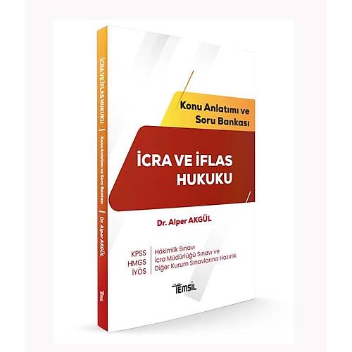 �cra ve �flas Hukuku Konu Anlat�m� ve Soru Bankas� Alper Akg�l Temsil Kitap