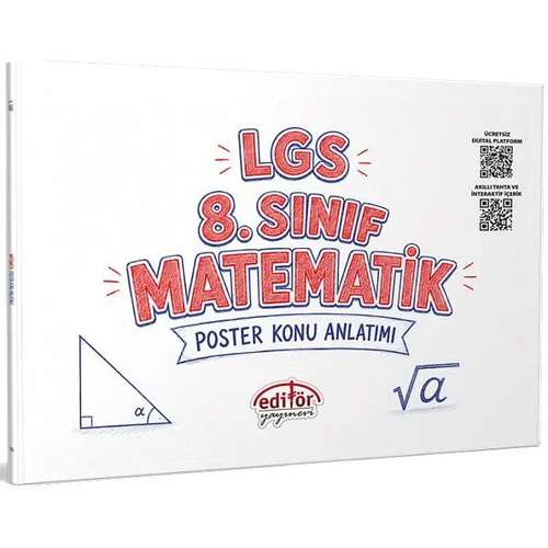 Edit�r 8. S�n�f LGS Matematik Poster Konu Anlat�m� Edit�r Yay�nlar�