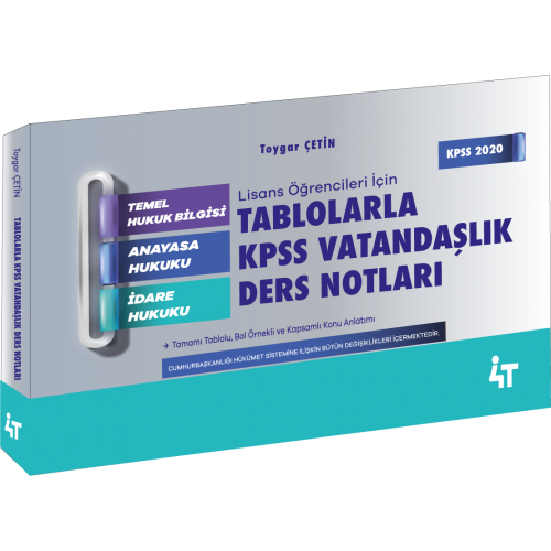 4T TABLOLARLA KPSS VATANDA�LIK DERS NOTLARI