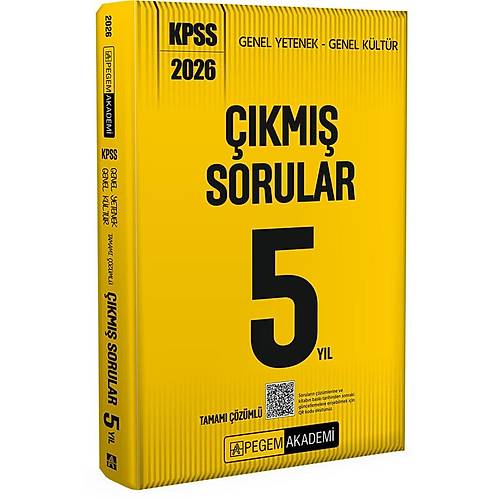 2026 KPSS Genel Yetenek Genel K�lt�r Tamam� ��z�ml� ��km�� Sorular 5 Y�l