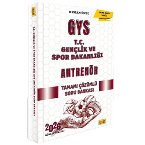 Makro Kitap 2026 T.C. Gen�lik ve Spor Bakanl��� GYS Antren�r Tamam� ��z�ml� Soru Bankas�