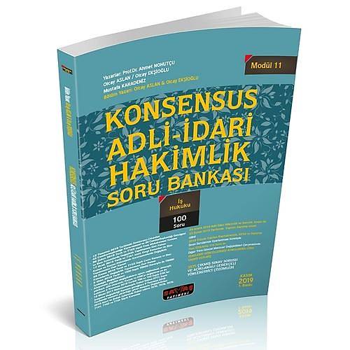 KONSENSUS Adli dari Hakimlik  Hukuku Soru Bankas Kasm 2019