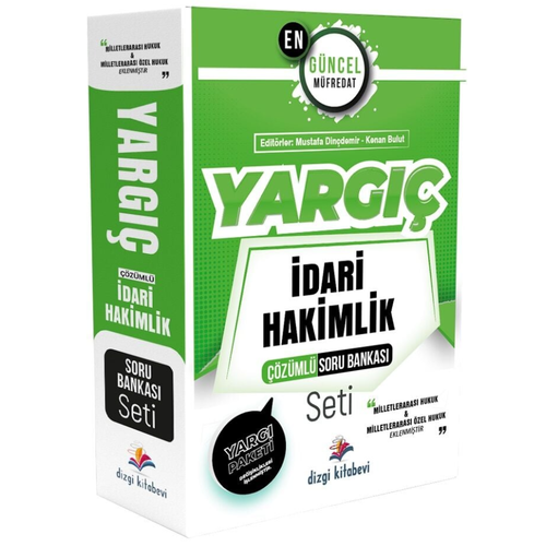 Dizgi Kitap 2024 Yarg�� �dari Hakimlik ��z�ml� Soru Bankas� Seti 5. Bask�