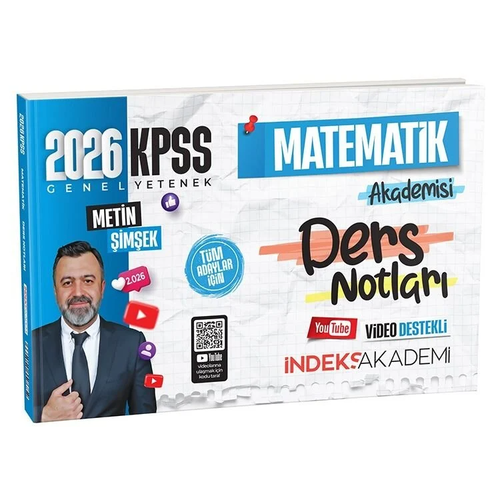 �ndeks Akademi 2026 KPSS Matematik Video Ders Notlar� - Metin �im�ek �ndeks Akademi Yay�nc�l�k