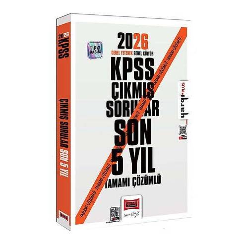 Yarg� Yay�nlar� 2026 KPSS GK-GY T�m Dersler Tamam� ��z�ml� Son 5 Y�l ��km�� Sorular