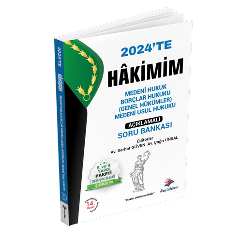 Dizgi Kitap Hakimim Medeni Hukuk, Borlar Hukuku (Genel Hkmler), Medeni Usul Hukuku Aklamal Soru Bankas 2024