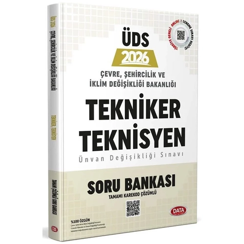 Data 2026 GYS �DS �evre, �ehircilik ve �klim De�i�ikli�i Bakanl��� Tekniker ve Teknisyen Soru Bankas� ��z�ml� G�revde Y�kselme �nvan De�i�ikli�i Data Yay�nlar�