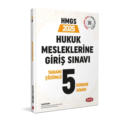 Data Yay�nlar� 2025 Hukuk Mesleklerine Giri� S�nav� 5 Deneme S�nav� - Karekod ��z�ml�