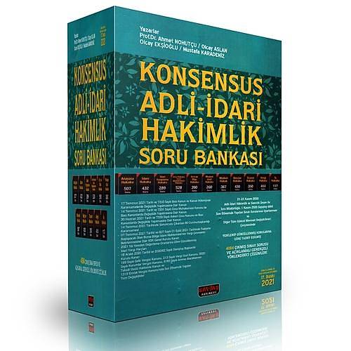 KONSENSUS Adli İdari Hakimlik Soru Bankası Savaş Yayınları 2021