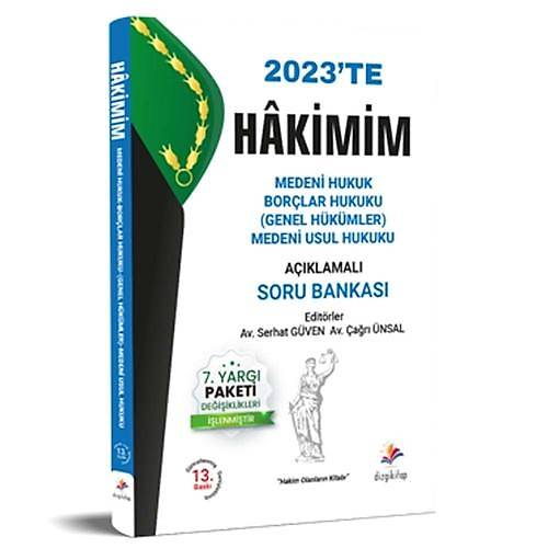 HAKMM Medeni Hukuk, Borlar Hukuku Genel Hkmler, Medeni Usul Hukuku Dizgi Kitap Yaynlar 2023