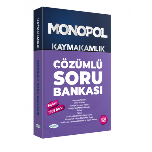 Monopol Kaymakamlk zml Soru Bankas Monopol Yaynlar