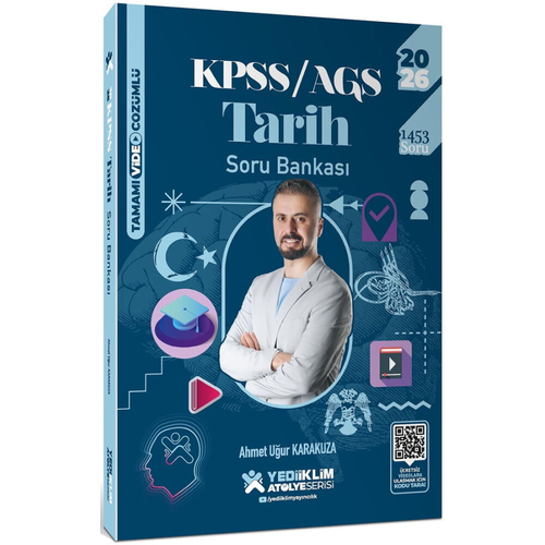 Yediiklim Yaynlar 2026 KPSS Genel Kltr Atlye Tarih Tamam Video zml Soru Bankas Ahmet Uur Karakuza