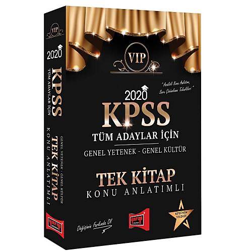 KPSS VIP Tm Adaylar in Genel Yetenek Genel Kltr Konu Anlatml Tek Kitap Yarg Yaynlar 2020