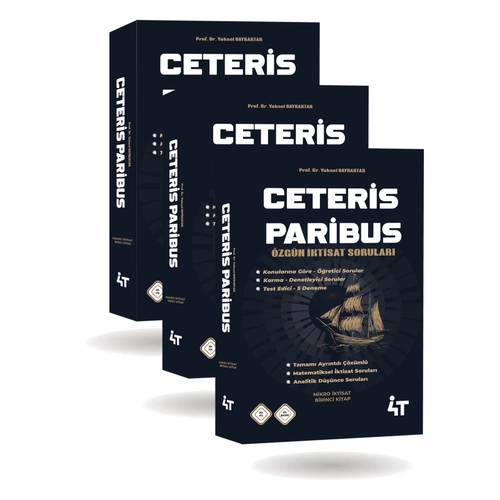4T Yay�nlar� Ceteris Paribus �ktisat Sorular� 20. Bask�