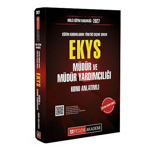 Pegem 2027 MEB EKYS M�d�r ve Yard�mc�l��� Konu Anlat�ml� Pegem Akademi Yay�nlar�