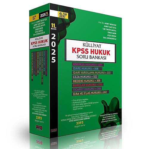 Sava Yaynlar Klliyat KPSS Hukuk Soru Bankas 2025