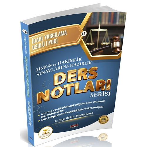 Sava� Yay�nlar� 2026 HUKAL HMGS-HAK�ML�K �dari Yarg�lama Usul� Ders Notlar� Mahmut �mra�, �zg�r �zsoy