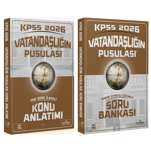 CBA Yay�nlar� 2026 KPSS Vatanda�l�k Vatanda�l���n Pusulas� Konu Anlat�m� ve Soru Bankas� 2'li Set