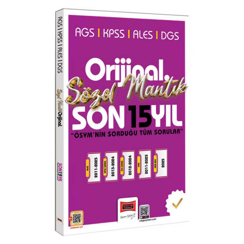 Yarg Yaynlar 2026 KPSS AGS ALES DGS Orijinal Szel Mantk Son 15 Yl km Sorular Komisyon